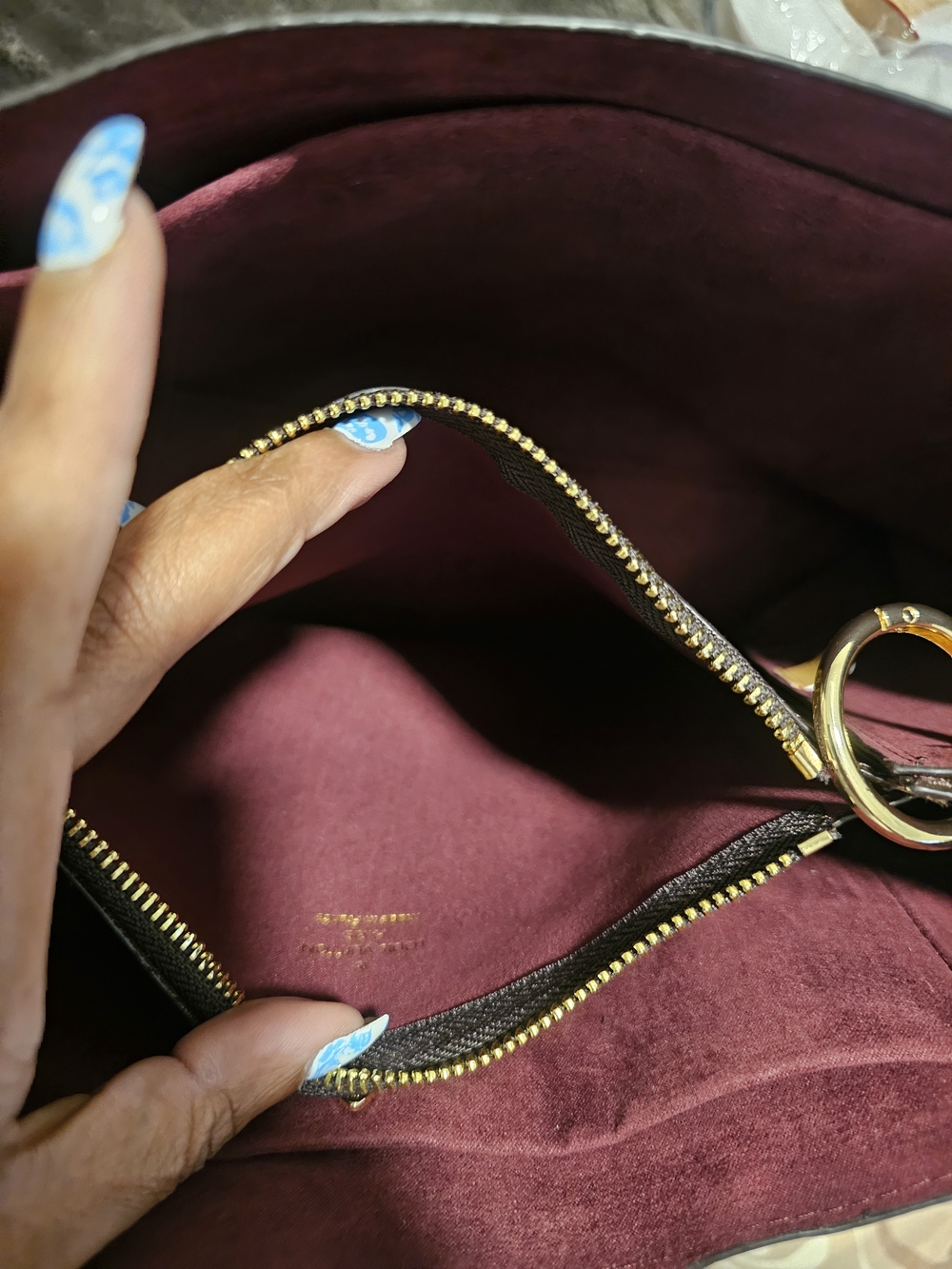 Monogram Canvas Tote with Top Handles - Picture 3 of 9